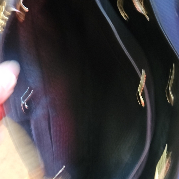 Kate Spade Black Shoulder Bag with Gold Accents - Picture 7 of 7